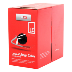 Bobina de 305 m (1000 ft) / Cable para Alarma 6x22 AWG / CCA / Blanco