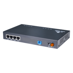 ONU Dual EPON/GPON / 4 Puertos PoE 802.3af/at Gigabit / 1 Puerto SC/UPC