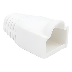 Bota Plástica para Protección de Plug RJ45, Color Blanco