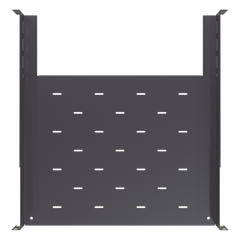 Charola para Gabinetes y Racks de Pared de 4 puntos de Fijación, Profundidad Ajustable de 347 a 489 mm