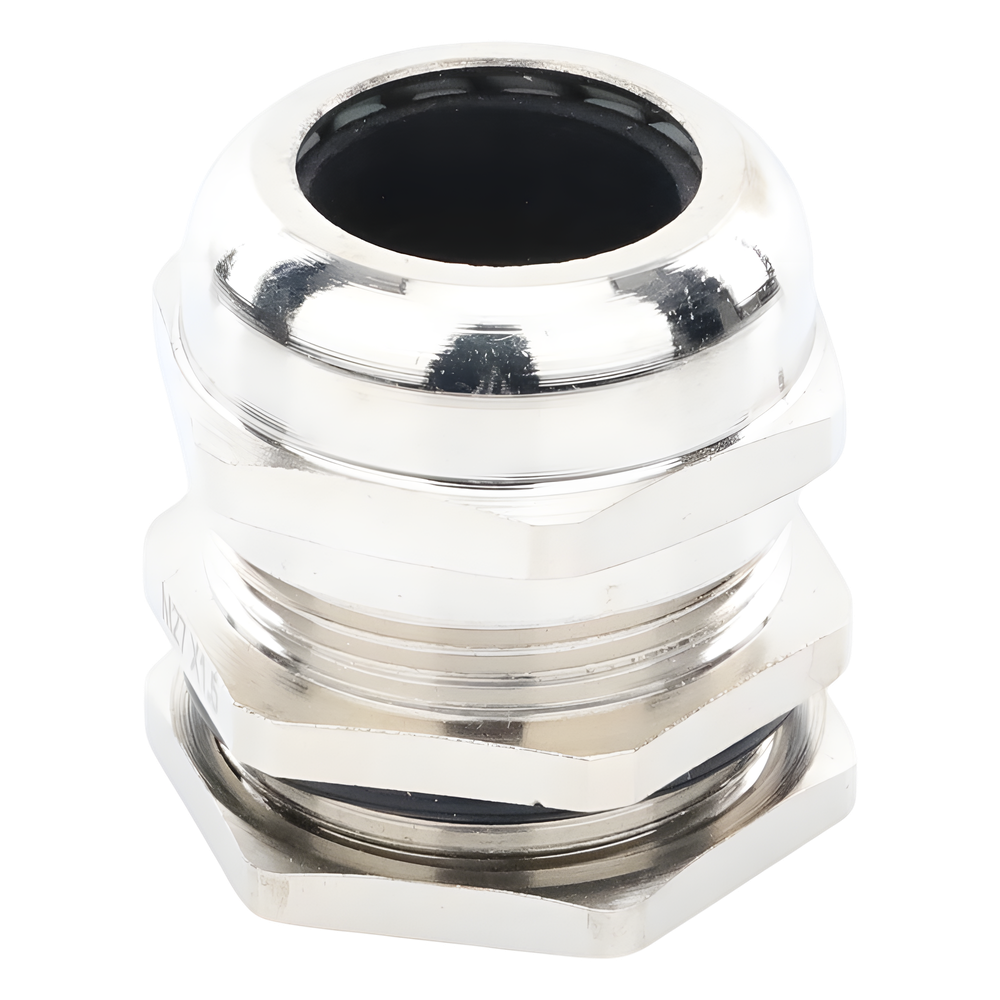 Conector Metálico Tipo Glándula para Cable de 13 a 18 mm de Diámetro.