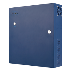 Fuente de poder profesional PoE (Power over Ethernet) de 8 puertos con capacidad total de 360W, diseñada específicamente para sistemas de videovigilancia CCTV y control de acceso.