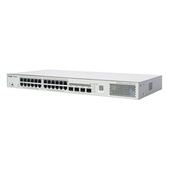 Switch Administrable L2 PoE+ hasta 370W, 24 Puertos Eth 1G, 4 puertos SFP 1G, Administración Remota en la Nube.