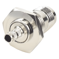Conector TNC Hembra Hermético, montaje Trasero, D plano.