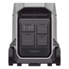 Estación de Energía Portátil DELTA PRO3 / 4096Wh Litio LFP / 5 AC 4000W (8000W Pico) / 2 USB-C 100W / Capacidad para Aumentar Respaldo / Cargador de Coche 10A a 12.6V / Conectividad WiFi y Bluetooth (App) / Carga Solar 2600W Max. (2 P