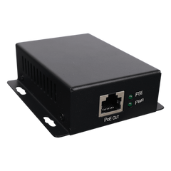 Inyector PoE Industrial / Ideal para Aplicaciones Solares / Entrada 9-32 Vcc / Salida PoE pasivo 24V / Conexión plug and play / Ideal para Enlaces Inalámbricos (Ubiquiti, Cambium, Mimosa, MikroTik)