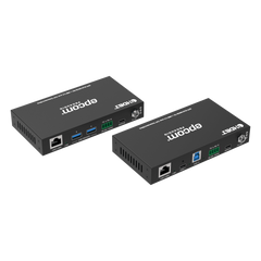 Extensor USB 3.2 Gen 1 | 100 m | Cable CAT6a | Velocidad 5 Gbps | Puertos USB-C y USB-A | PoC Bidireccional 24V | Compatible Con Dispositivos USB Variados
