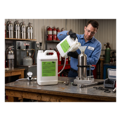 Galón para recarga de agente liquido, 6 L (1.6 gal), para extintores de cocina clase K, compatible con WC6L.