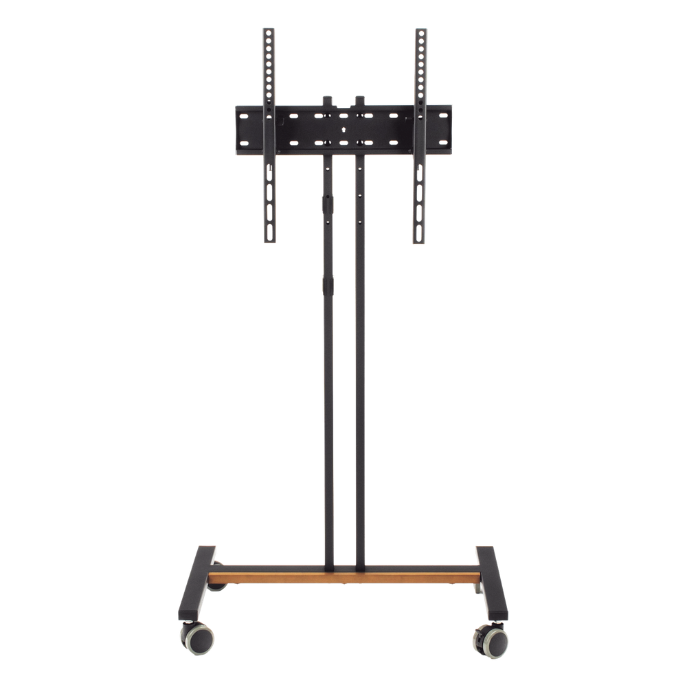 Soporte Móvil para Pantalla | Compatibilidad VESA 200x200 hasta  600x400 / Ruedas con Frenos / Ajuste de Altura y Ángulo / Soporte para TV de hasta 55 Pulgadas / Capacidad de Peso 35 kg