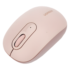 Mouse Inalámbrico 2.4G 800/1200/1600/2400 DPI | Función de 3 botones | Alcance 10m | Silencioso |  Ergonómico | Anti-caída y Anti-interferencias | Batería Alcalina AA incluida  | Color Dusty Pink.