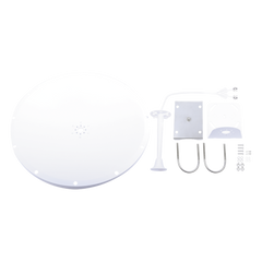 Kit de Antena y radomo, ganancia de  28 dBi, rango de frecuencia extendida (4.9 a 6.5 GHz), conectores SMA-macho inverso, incluye jumper, distancia de hasta 15 km