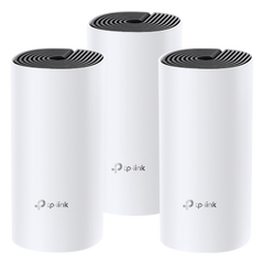 KIT 3 Routers Inalámbricos MESH Interior para Hogar / Doble Banda Wi-Fi 5 AC1200 Mbps / 2 Puerto Gigabit WAN/LAN / 2 Antenas Internas / Administración Mediante la App Deco (iOS, Android)