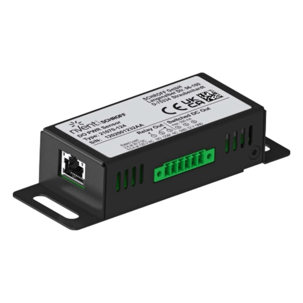 Sensor de Temperatura y Humedad con 2 Contactos Secos / Hasta 16 en Cadena (daisy chain) / RJ45 / Compatible con Guardian Gateway / Montaje en Rack