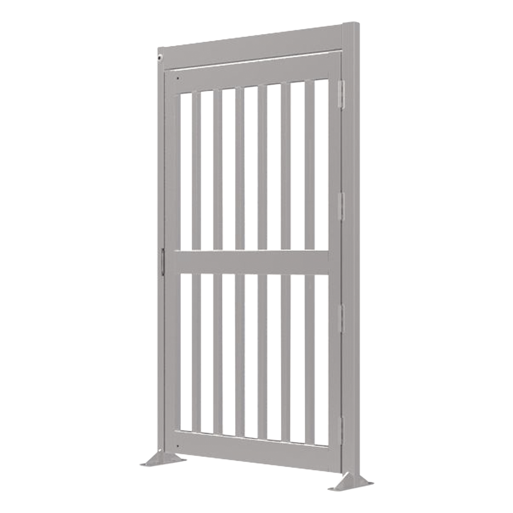 Puerta de Alta Seguridad de Cuerpo Completo Acabado en Acero Inoxidable