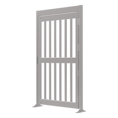 Puerta de Alta Seguridad de Cuerpo Completo Acabado en Acero Inoxidable