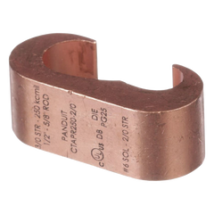 Conector de Conexión Tierra tipo "E" para Conductor de Cobre 6 Awg - 2Awg, 1 Pieza