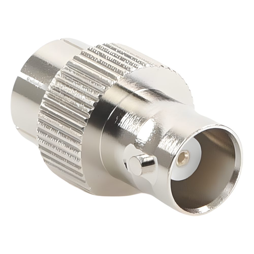 Adaptador de Conector BNC Hembra a Conector-Rosca/ Icom