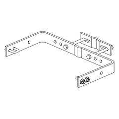 Escalera Exterma Sólida de 3 metros para Secciones 1 a 12 de Torres Super Titan (Incluye 3 Herrajes Sujetadores).