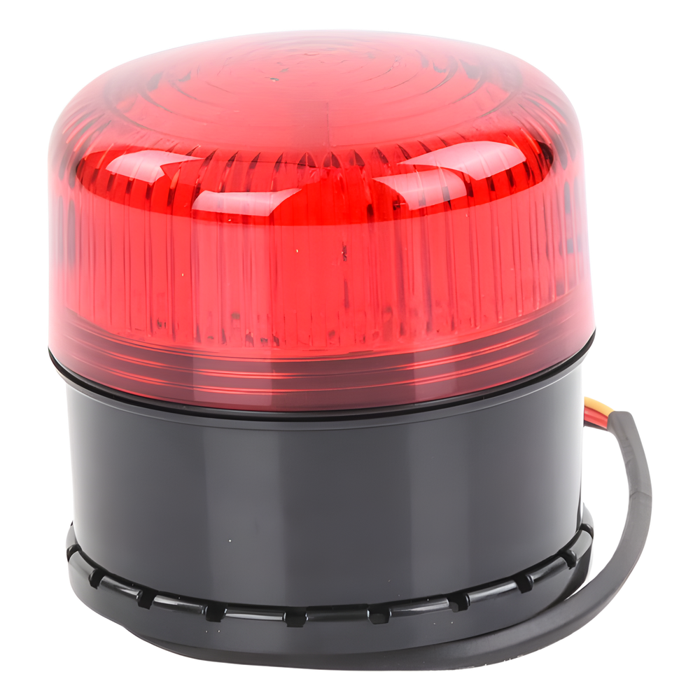 Microcontrolador SELECT-ALERT con Alarma Sirena/Estrobo para notificar Entradas/Salidas No Autorizadas y Emergencias, Color Rojo
