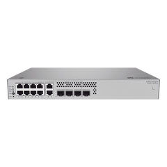 Switch de Acceso eKit Administrable / Capa 2 / 6 Puertos PoE+ Gigabit + 2 Puertos PoE+ Multi-Gigabit (2.5 Gbps) + 2 Puertos Gigabit + 2 Puertos SFP + 2 Puertos SFP+ / PoE Perpetuo / Presupuesto PoE 128 W / Sin licenciamiento