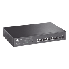 Switch PoE JetStream SDN Administrable 8 puertos 10/100/1000 Mbps + 2 puertos SFP, 8 puertos PoE, 150W, administración centralizada OMADA SDN