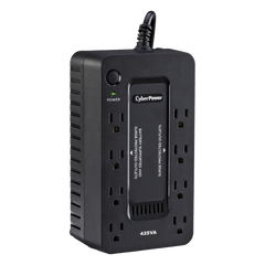UPS de 425 VA/255 W, Topología Standby, Entrada 120 Vca NEMA 5-15P, Tipo Gabinete Compacto, Con 8 Tomas NEMA 5-15R