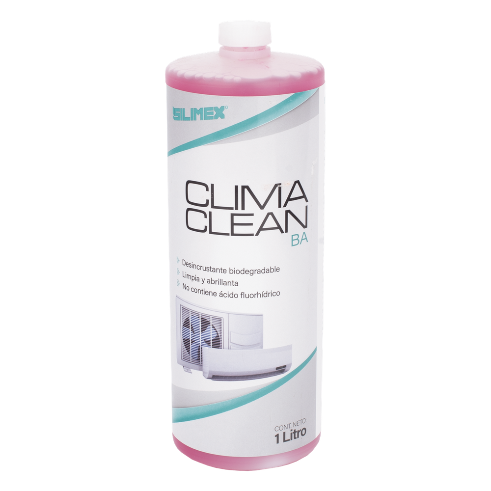 CLIMA CLEAN BA Limpiador Espumoso, Biodegradable y a Base de Acida que Garantiza una Limpieza Profunda y Profesional en Serpentines de Minisplits, Mejorando su Eficiencia y Prolongando su Vida Útil