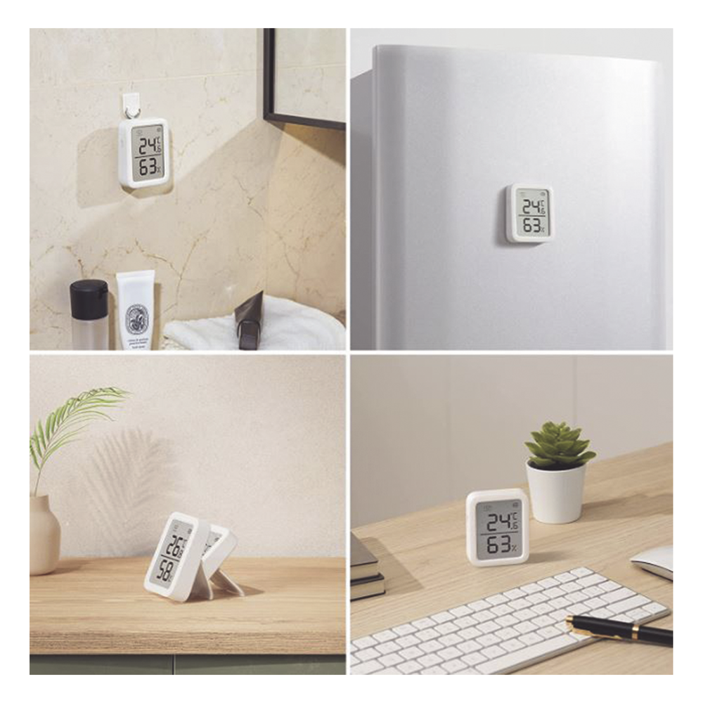 Medidor de temperatura y humedad Datos en pantalla / inalámbrico BLUETOOTH compatible con HUB SwitchBot