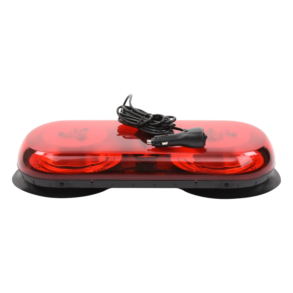 Mini Barra de Luces Serie X606S, con 18 LED, Color Rojo, Montaje Succión e Imán