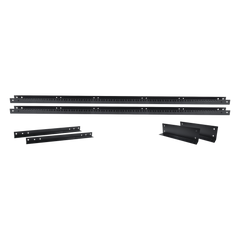 Rack de 2 Postes, Estándar 19", 45 Unidades, Fabricado en Acero, Base "L" para Anclar a Piso.