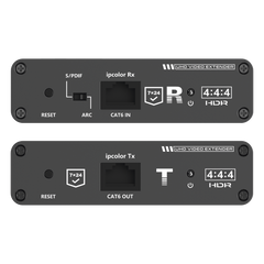 Kit Extensor HDMI hasta 700 metros con Conexión en Cascada / 4K @ 60 Hz/ 70 metros PTP con Cat 6, 6a y 7 / IPCOLOR / CERO LATENCIA / SIN COMPRIMIR / Salida Loop / IR bidireccional / Puerto S/PDIF / Soporta ARC / Soporta 10 TT-676-Rx.