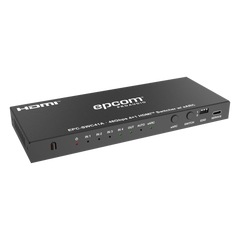 Switch HDMI 4x1 | 8K@60Hz 4:2:0 | 48 Gbps | ARC/eARC | Extracción de Audio | Gestión EDID | Control CEC
