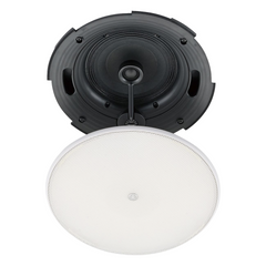 Altavoz de Plafón | Woofer 8 in, Tweeter 1 in | Rango Completo | 8 Ohms | 70v, 100v | Con Caja Acústica | Par Color Blanco