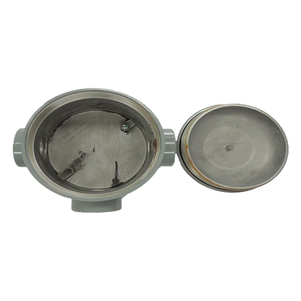 Caja con Tapa Tipo GRT de 3/4" (19 mm) / Caja a Prueba de Explosión / Para Áreas Peligrosas con Tapa / Libre de Cobre.