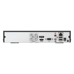 DVR 4 Canales TURBOHD + 2 Canales IP / 5 Megapixel Lite - 3K Lite / Audio Bidireccional  / ACUSENSE (Evista falsas alarmas) / 1 Bahía de Disco Duro / Salida de Video en Full HD