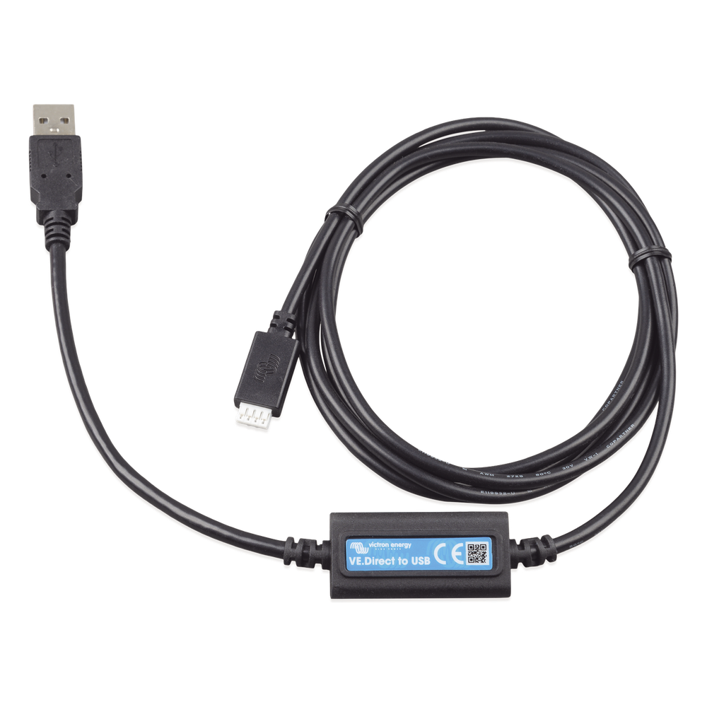Cable de Comunicación  VE.Direct a USB para controladores Victron