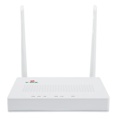 ONU Dual G/EPON con Wi-Fi en 2.4 GHz + 4 puertos LAN Gigabit, hasta 300 Mbps vía inalámbrico