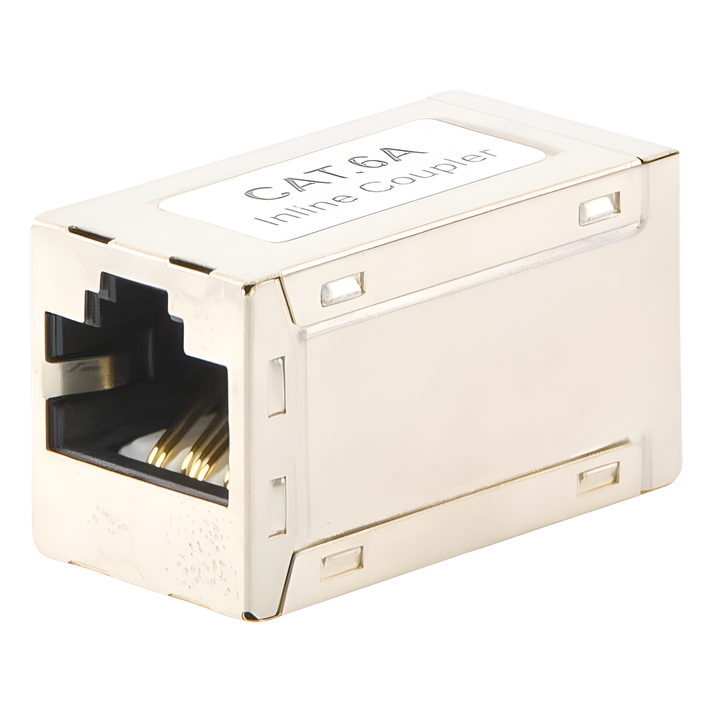 Acoplador STP Cat6A Hembra RJ45 a RJ45 Hembra