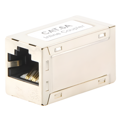 Acoplador STP Cat6A Hembra RJ45 a RJ45 Hembra