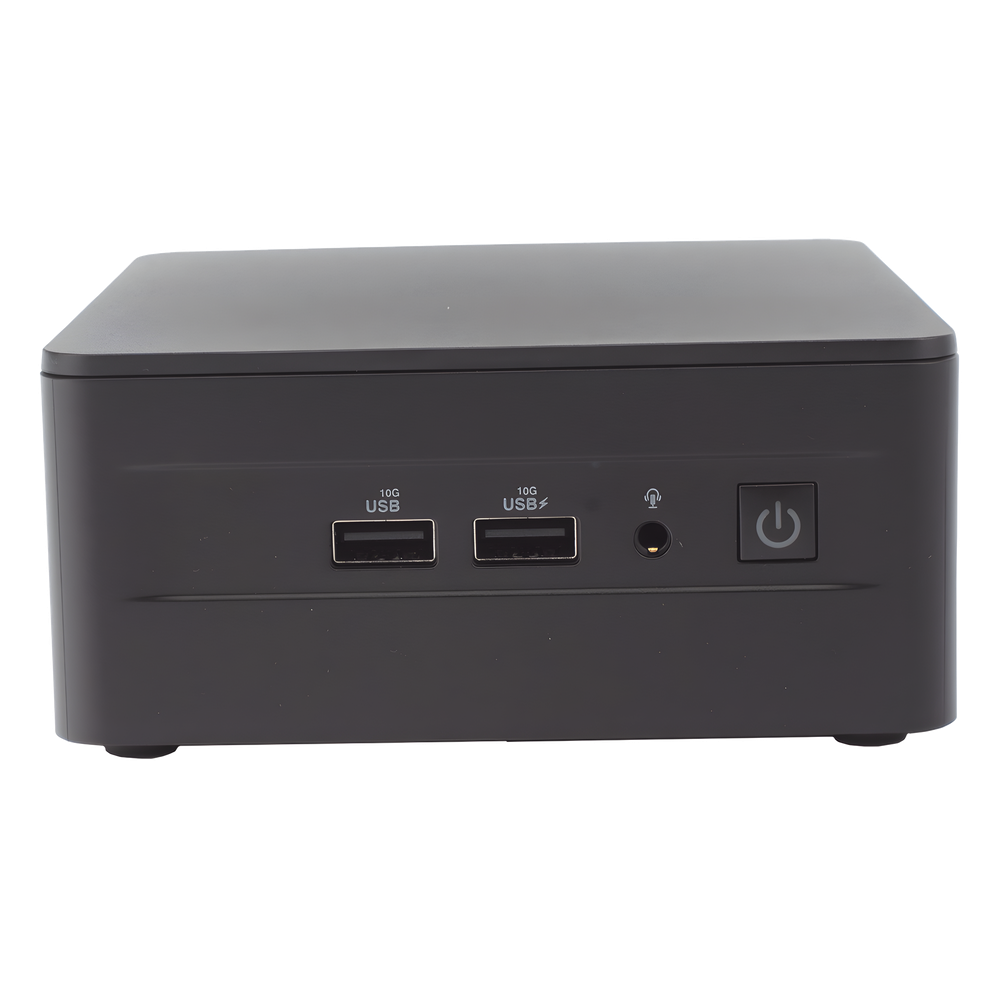Mini PC NUC Barebone / Core i7-1360P (13 Gen) / Wi-Fi 6E + 2.5GbE / 2 x HDMI 2.1 / Bluetooth / No incluye Memoria RAM, SSD y S.O.  / Incluye fuente