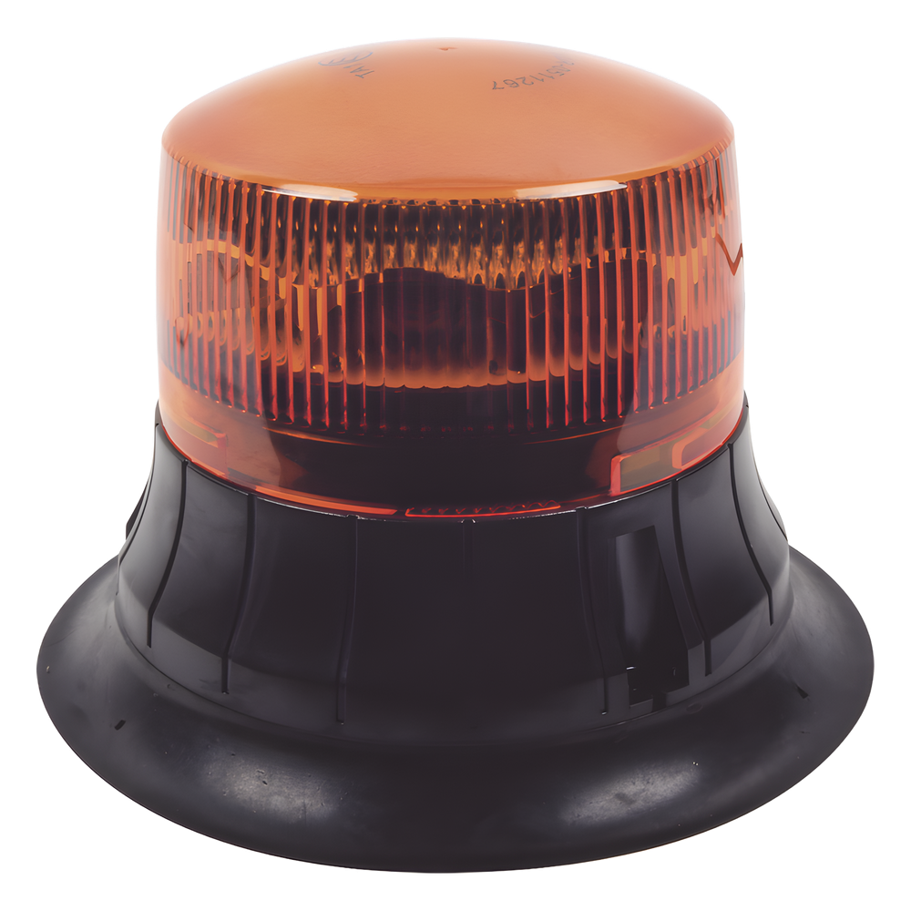 Burbuja LED giratoria de color ámbar, 9 LEDs, montaje magnético