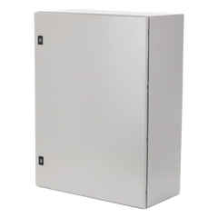Gabinete de Acero, Nema 4 -IP 65 de 60 x 80 x 30 cm con Platina.