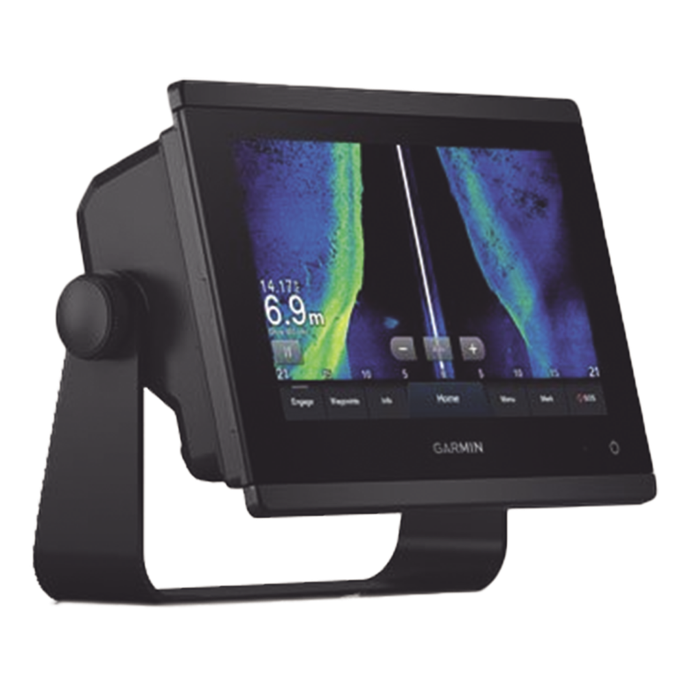 Plotter de Navegación GPSMAP 723xsv / Pantalla Táctil WSVGA 7" / Resolución 1024x600 / Compatible con GPS, GLONASS y Galileo / Receptor de Alta Sensibilidad 10 Hz / Compatible con NMEA 2000 y NMEA 0183 / Sonda CHIRP Integrada /