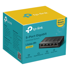 Switch para escritorio 5 puertos 10/100/1000Mbps