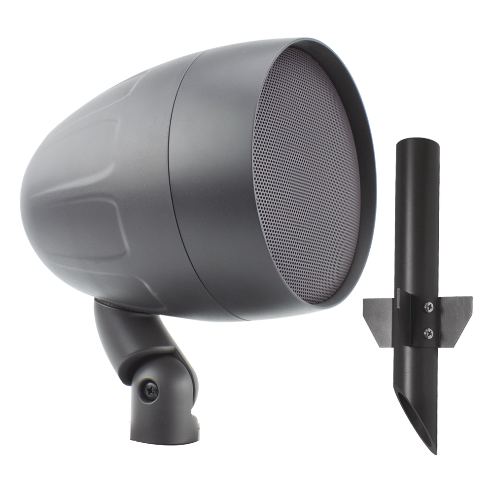 exterior | altavoz de 2 vías | Acoustiscape 6.5in | 50 Watts | 8 ohms| 70V/100V | Switchable | incluye estaca