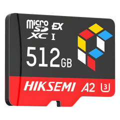 Tarjeta microSD Express 512G / 900 MB/s Lectura / 620 MB/s Escritura / PCIe Gen 3x1 + NVMe / U3 A2 EX / Compatibilidad UHS-I UHS-II