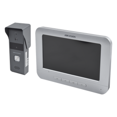 Kit de Videoportero Analógico con Pantalla LCD a Color de 7" / Frente de Calle para Exterior IP65 / Salida de Relevador