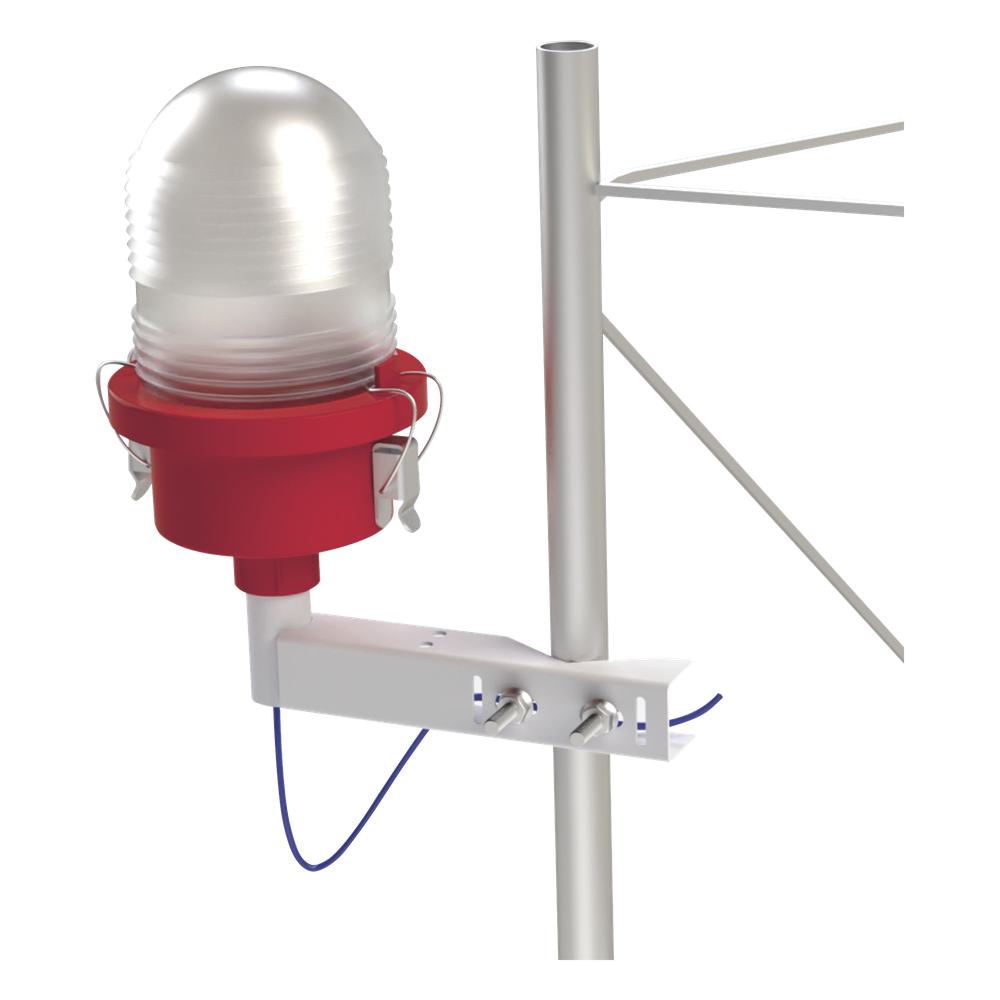 Herraje para Lámpara de Obstrucción LED Modelo EI-LBIB/OL1-VLED2- IR/ OL2-VLED2-IR