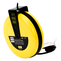 Carrete de Cable comercial (16/3 rudo), para 125 V CA, 10 A, 7.6 m de longitud con conector HBL5969VBLK.