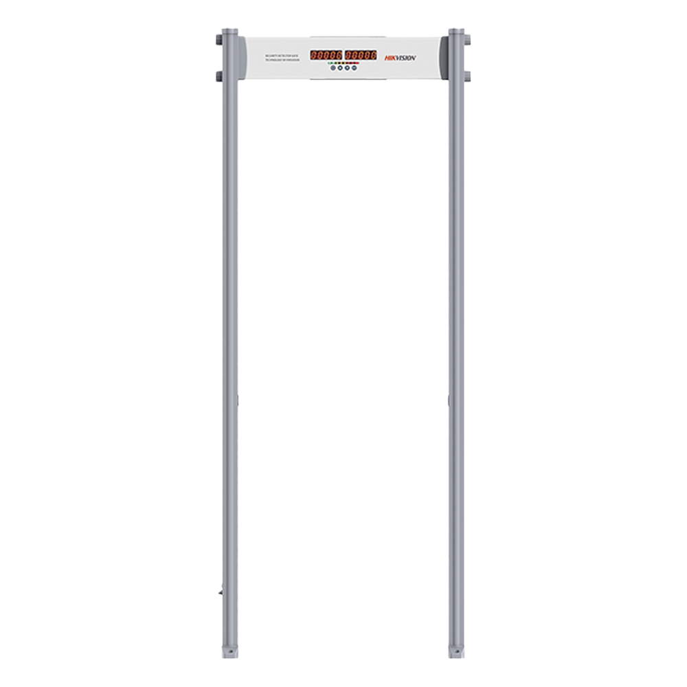 Arco Detector de Metales de 6 Zonas / Contador de Personas y Alarmas / Precisión de una Moneda 25 mm / 255 Niveles Sensibilidad / Pantalla LED